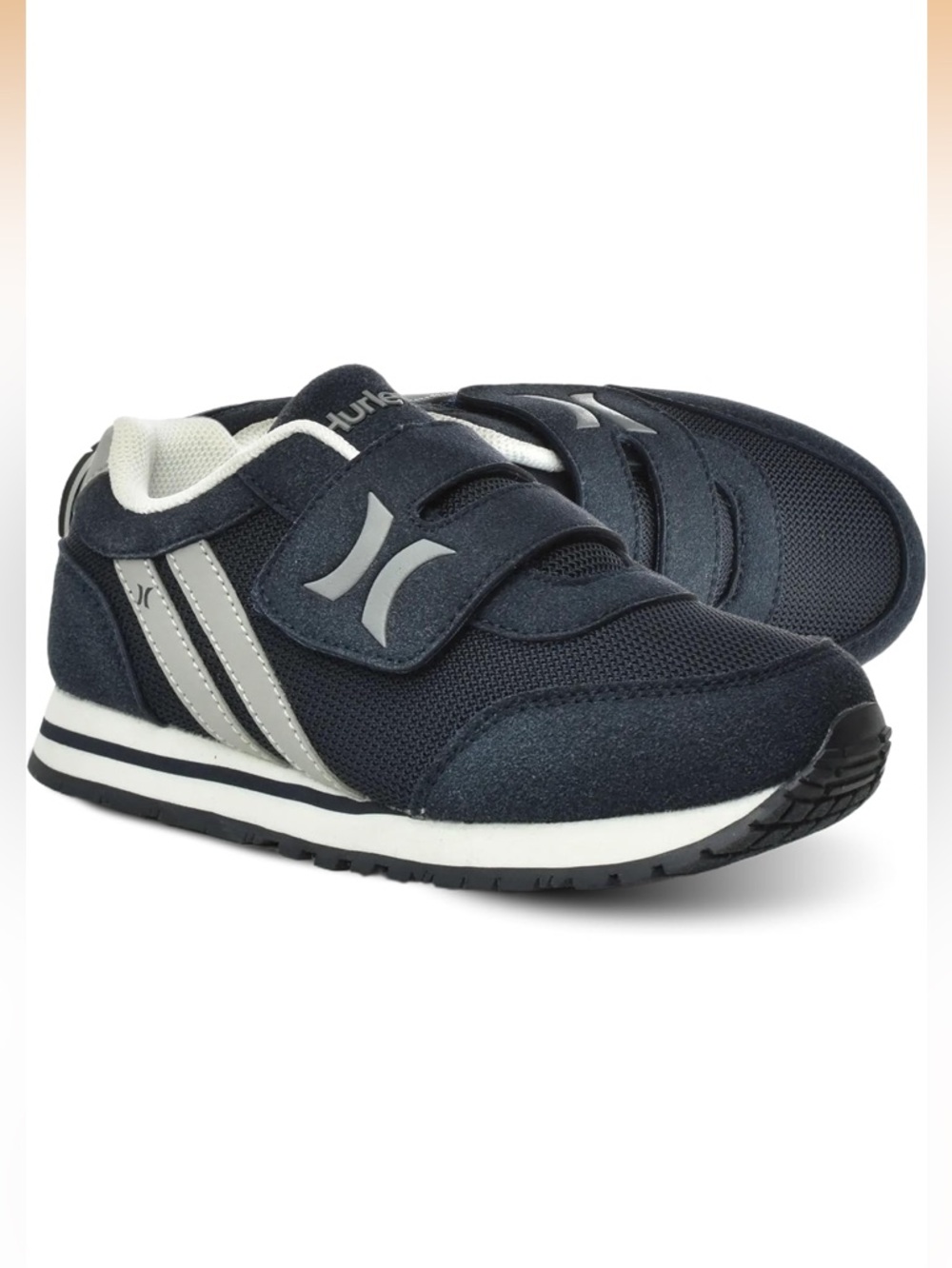 Hurley Kid's “Knox” Sneakers - Navy/Grey